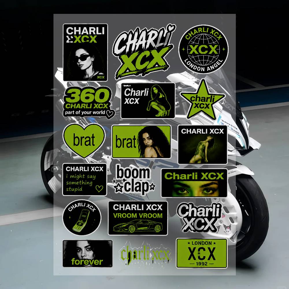 Phone Cases Brand - C-Charli XCX Streetwear Brand Stickers Set