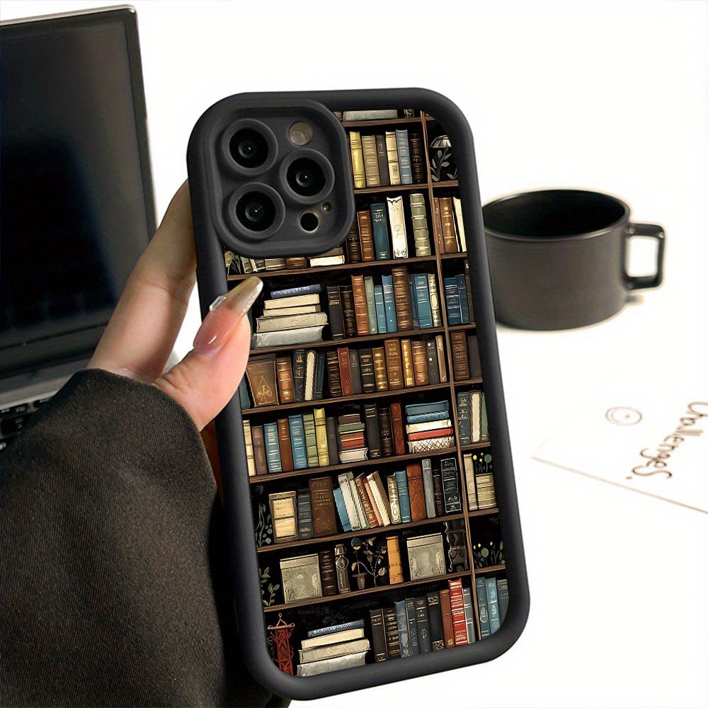 Phone Cases Popular - Book Shelf Creative Pattern Phone Case