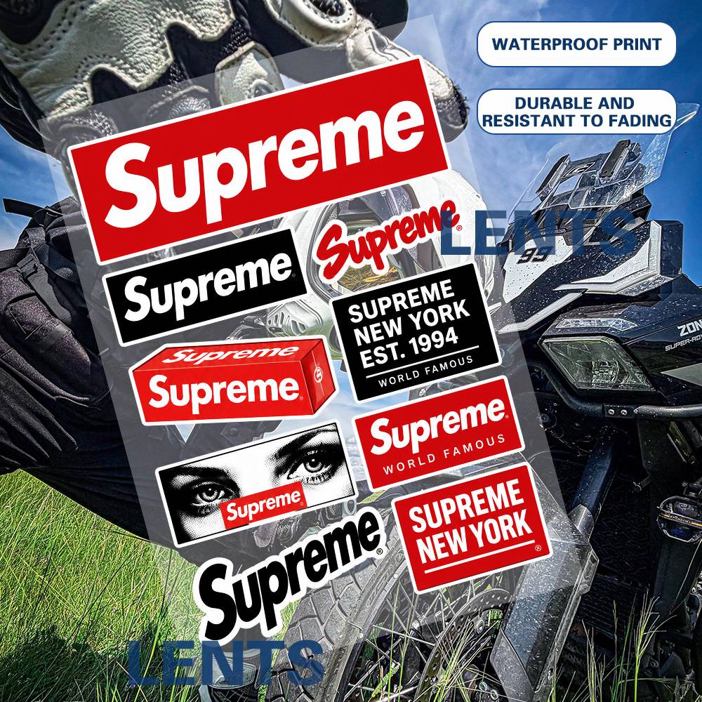 Phone Cases Brand - Suprs-e-s-ms-e-s- Streetwear Brand Stickers Set Waterproof