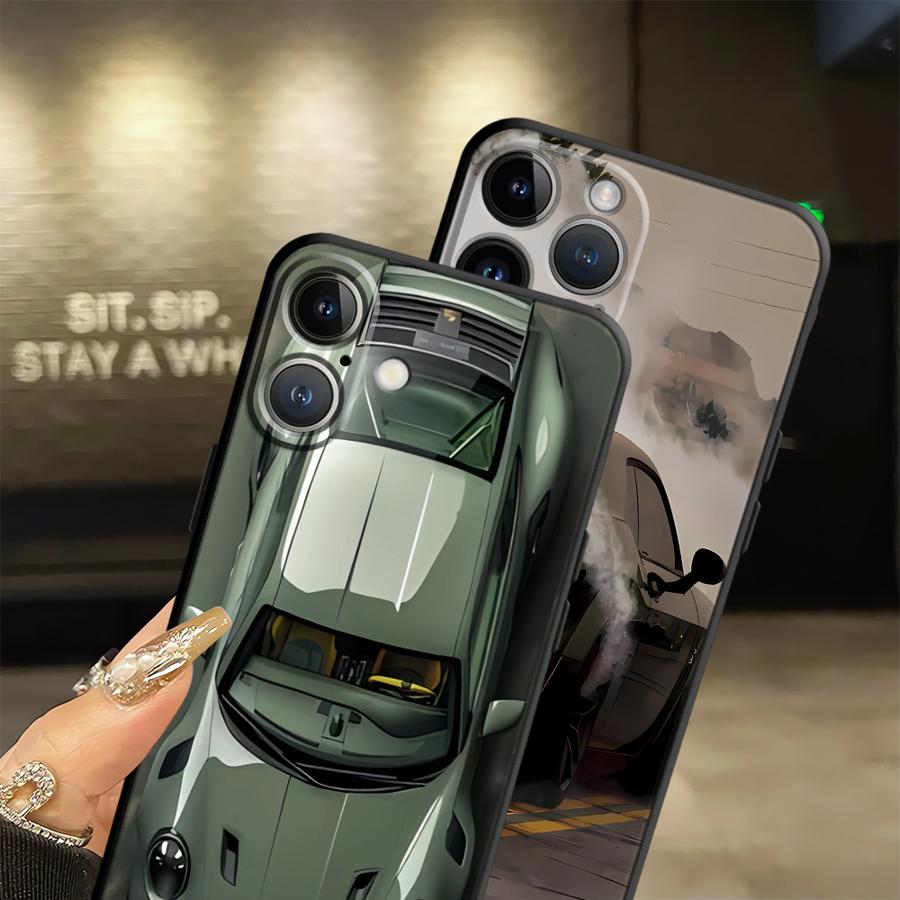 Phone Cases Near Me - Cool Car Black Soft Phone Cover