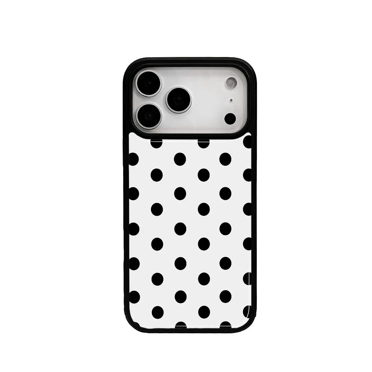 Phone Cases Drop Proof - Minimalist White and Black Polka Dots