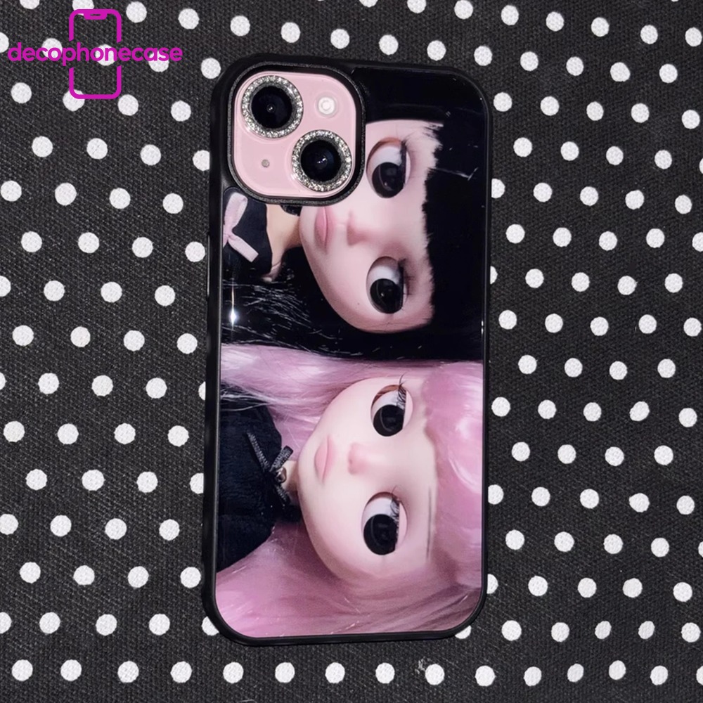 Phone Cases Drop Proof - Japanese Korean Dark Girl Art Phone