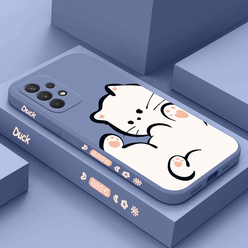 White Cloud Cat Silicone Phone - Phone Cases Aviation ulasan dan harga