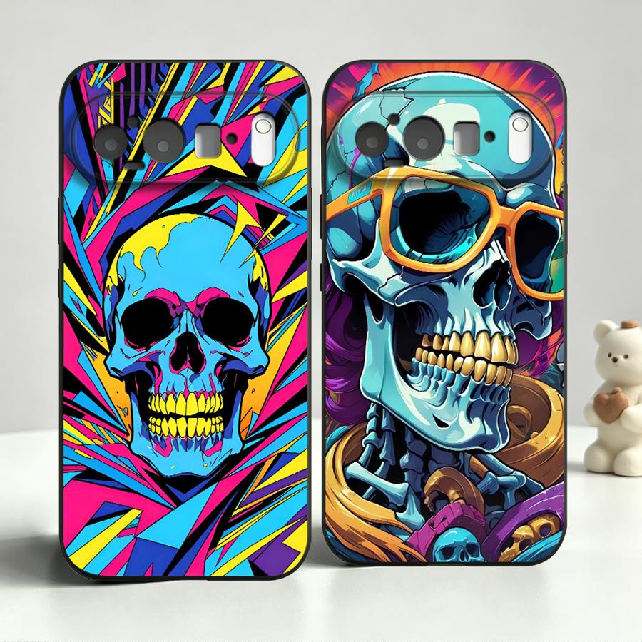 Neon Pop Art Skull Case for Go - Phone Cases Google Pixel 10 ulasan dan harga