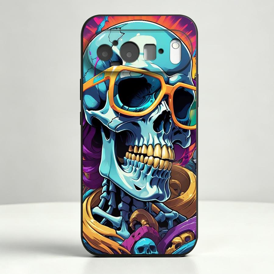 Neon Pop Art Skull Case for Go - Phone Cases Google Pixel 10 ulasan dan harga
