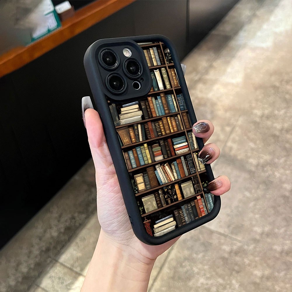 Book Shelf Creative Pattern Ph - Phone Cases Popular ulasan dan harga