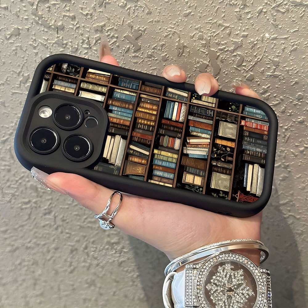 Book Shelf Creative Pattern Ph - Phone Cases Popular ulasan dan harga