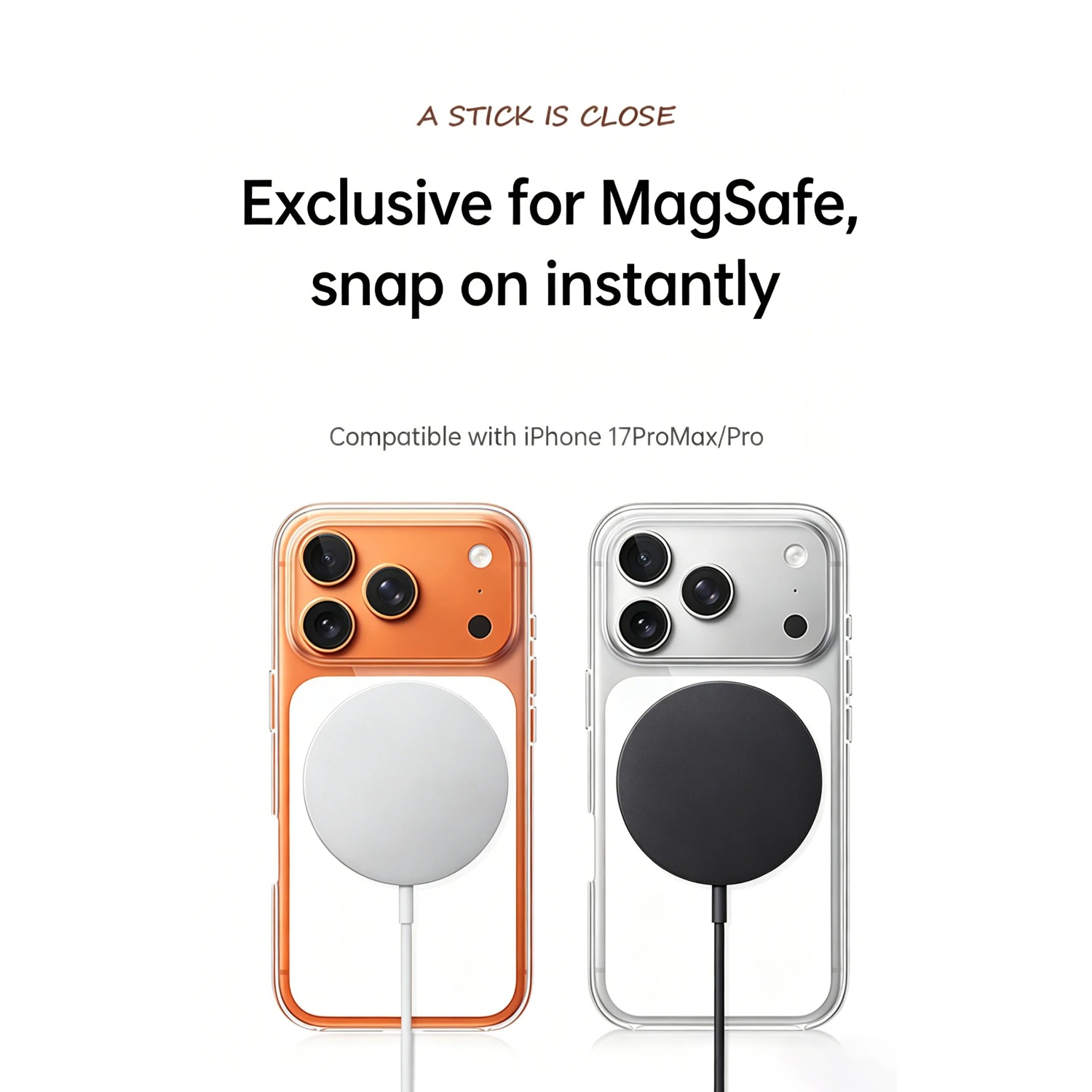 Magnetic Clear Case for iPhone - Transparent Thin Case ulasan dan harga