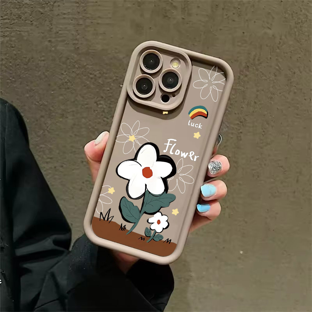 Lucky Cartoon Flower Soft TPU  - Phone Cases Drop Proof ulasan dan harga