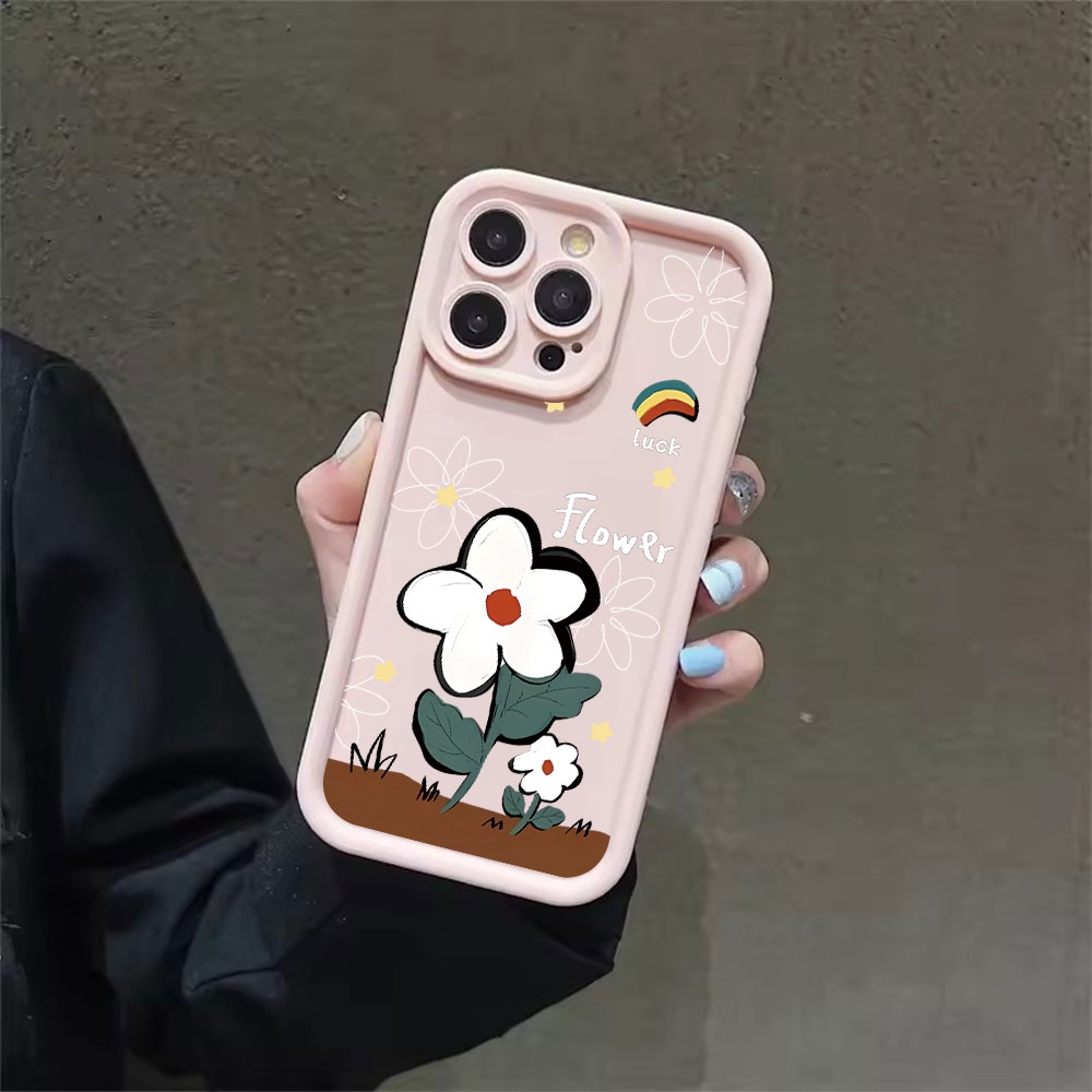 Lucky Cartoon Flower Soft TPU  - Phone Cases Drop Proof ulasan dan harga