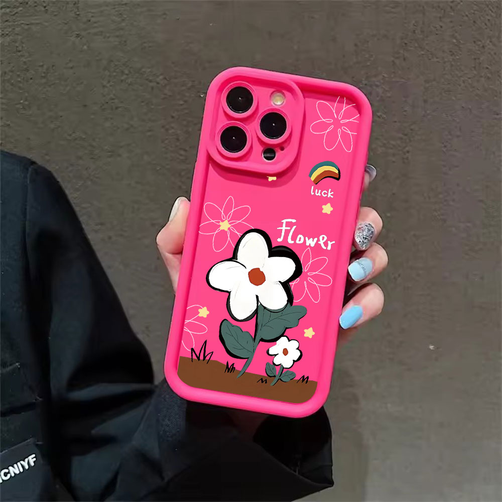Lucky Cartoon Flower Soft TPU  - Phone Cases Drop Proof ulasan dan harga