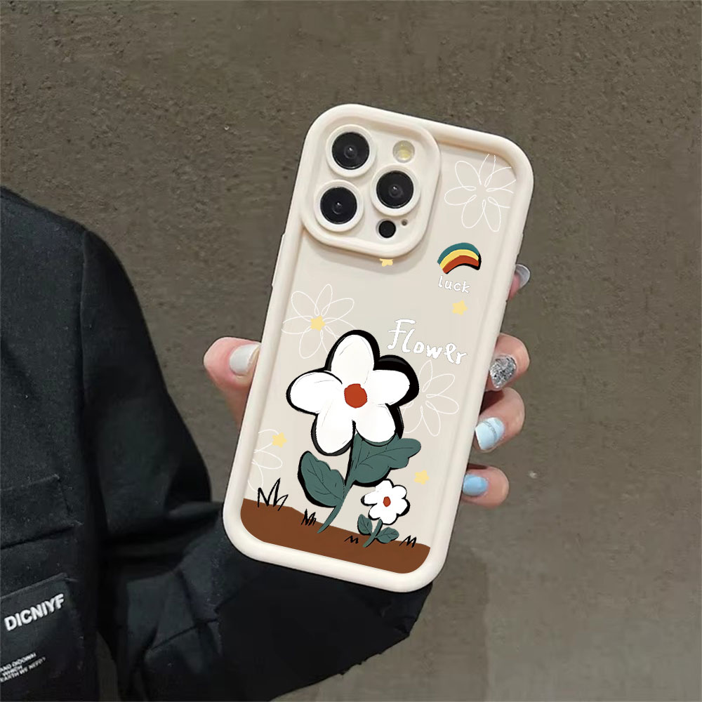 Lucky Cartoon Flower Soft TPU  - Phone Cases Drop Proof ulasan dan harga