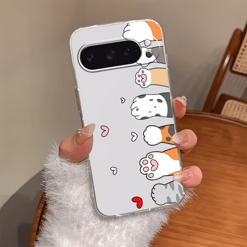 Cartoon Cat Paw Print Crystal  - Phone Cases Google Pixel 10 ulasan dan harga