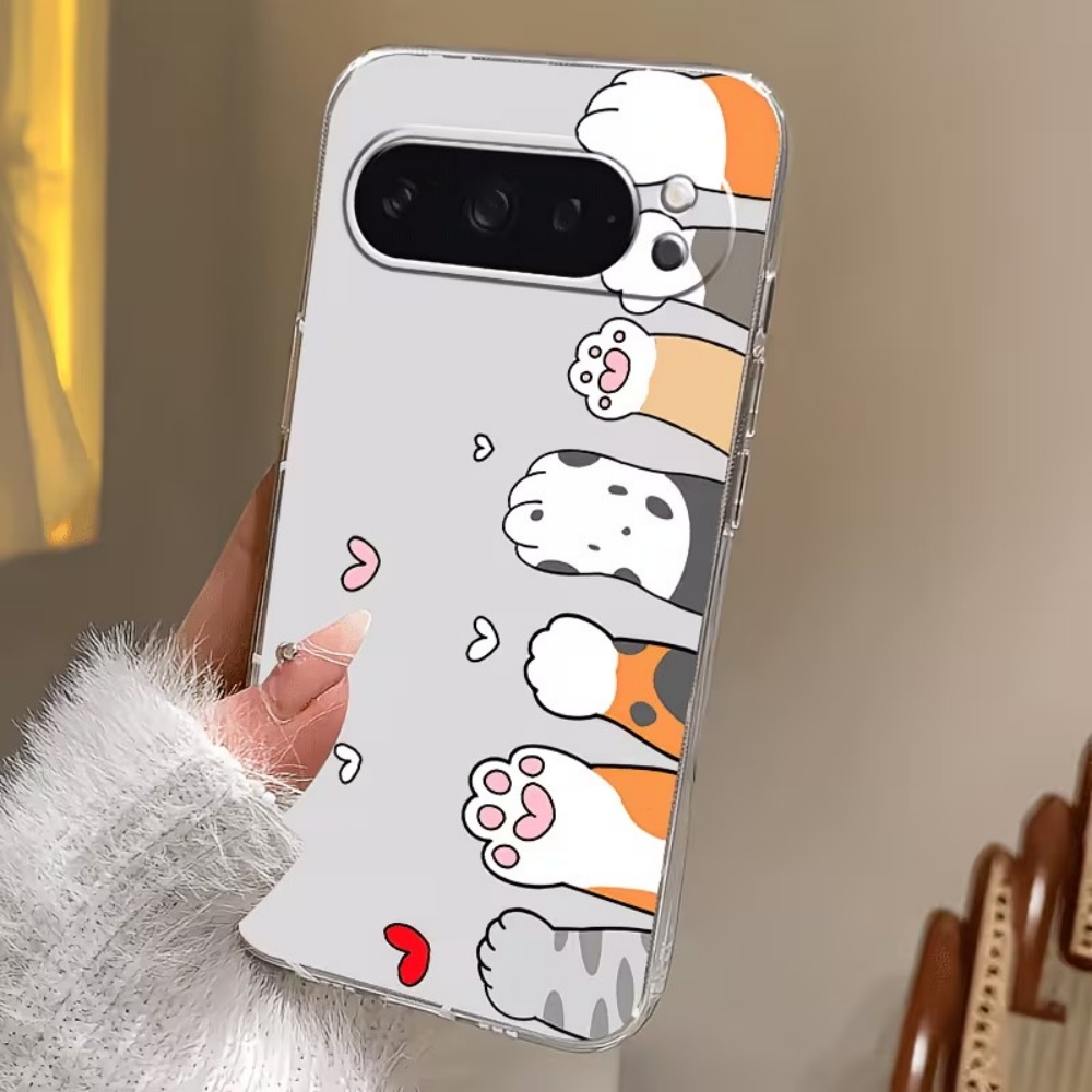 Cartoon Cat Paw Print Crystal  - Phone Cases Google Pixel 10 ulasan dan harga