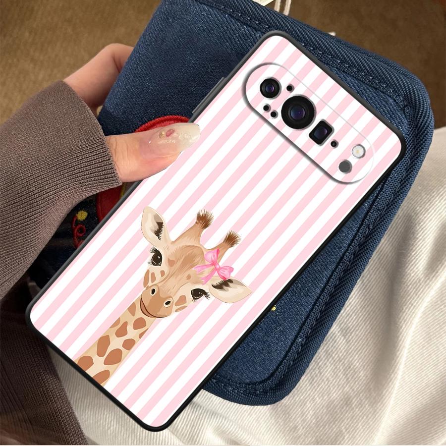 Cartoon Giraffe Funda Phone Co - Phone Cases Google Pixel 10 ulasan dan harga