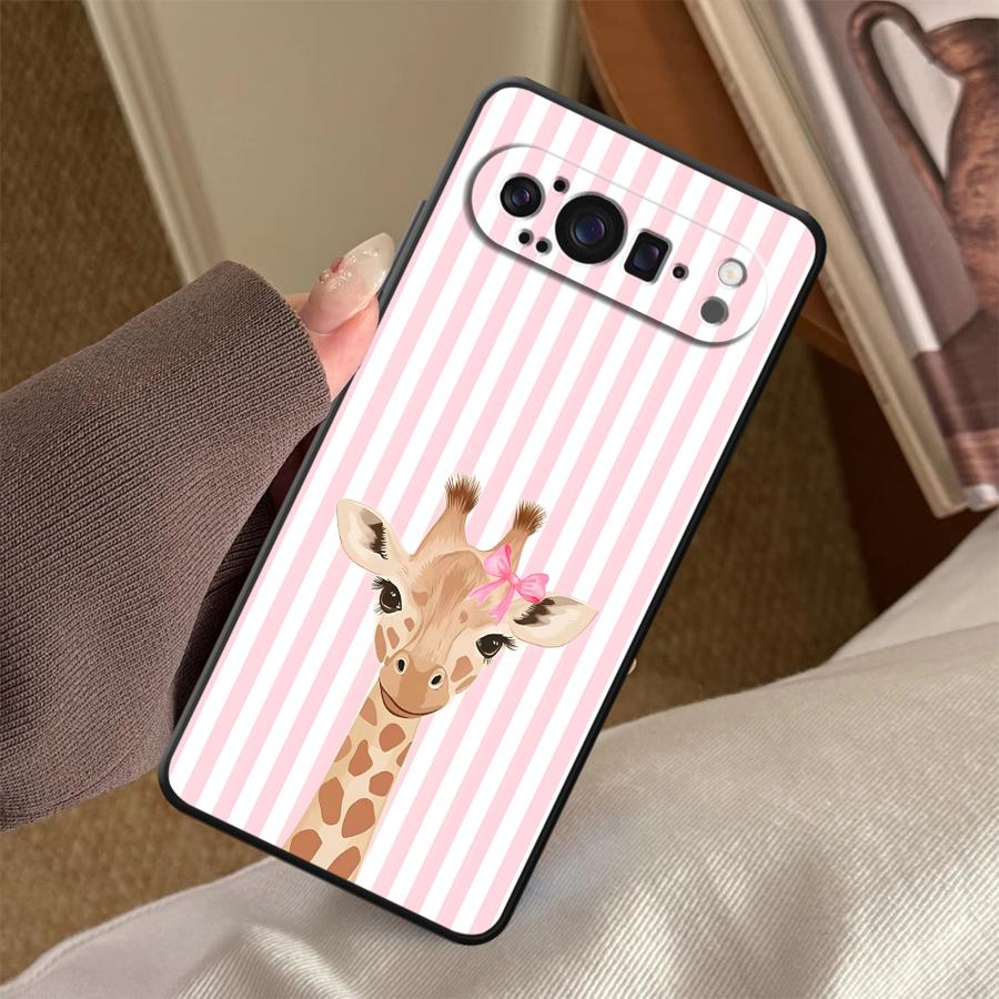 Cartoon Giraffe Funda Phone Co - Phone Cases Google Pixel 10 ulasan dan harga