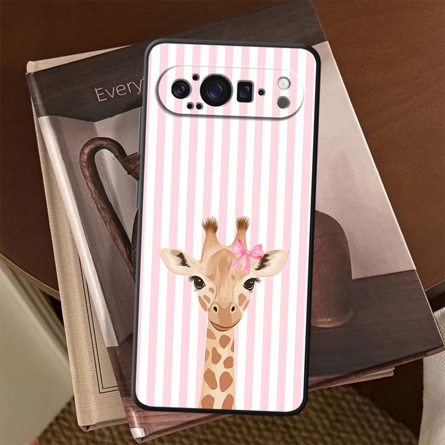 Cartoon Giraffe Funda Phone Co - Phone Cases Google Pixel 10 ulasan dan harga