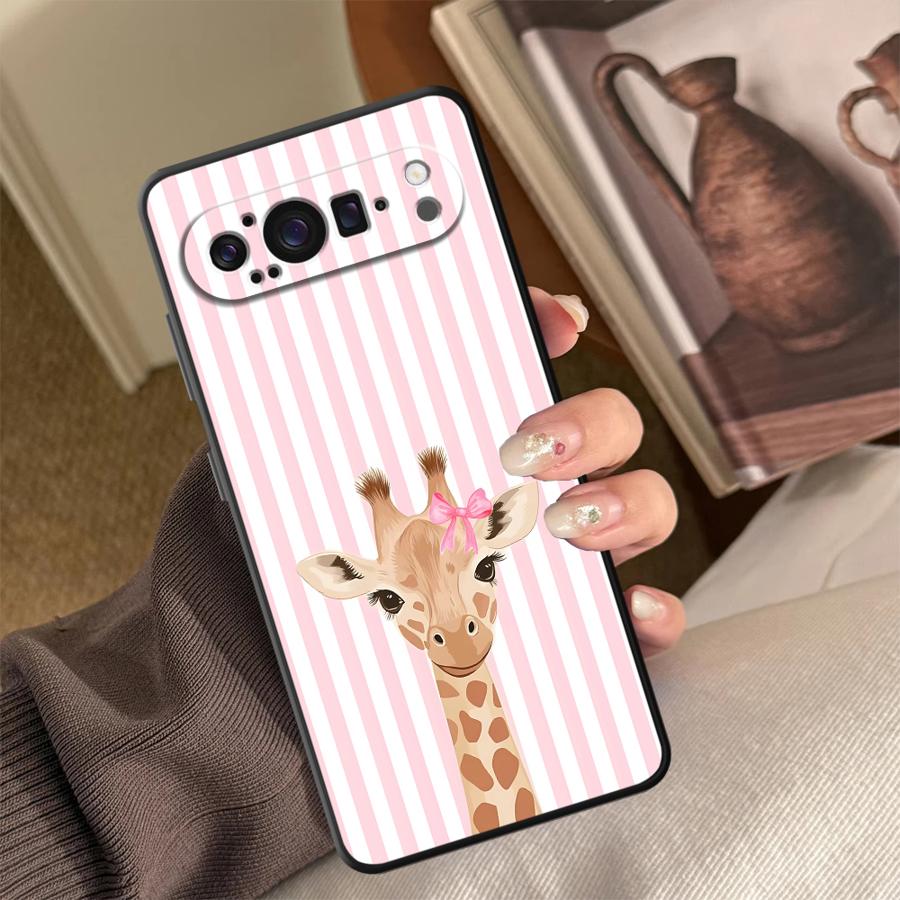 Cartoon Giraffe Funda Phone Co - Phone Cases Google Pixel 10 ulasan dan harga