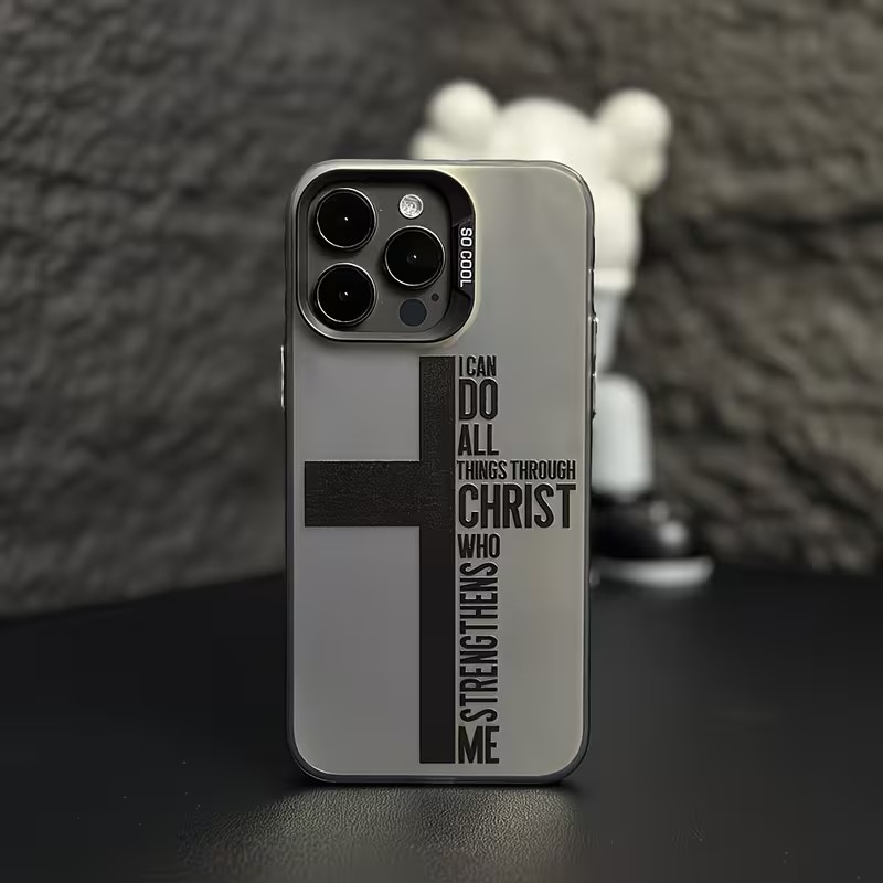 Anti Fingerprint Cross Bible P - Phone Cases Popular ulasan dan harga