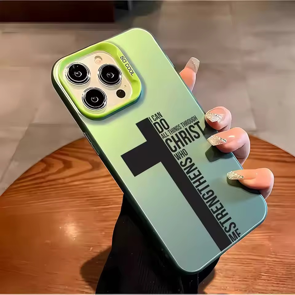 Anti Fingerprint Cross Bible P - Phone Cases Popular ulasan dan harga