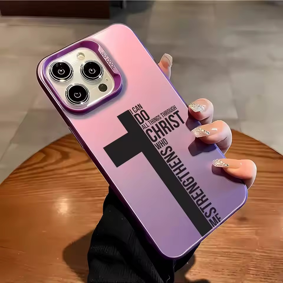 Anti Fingerprint Cross Bible P - Phone Cases Popular ulasan dan harga