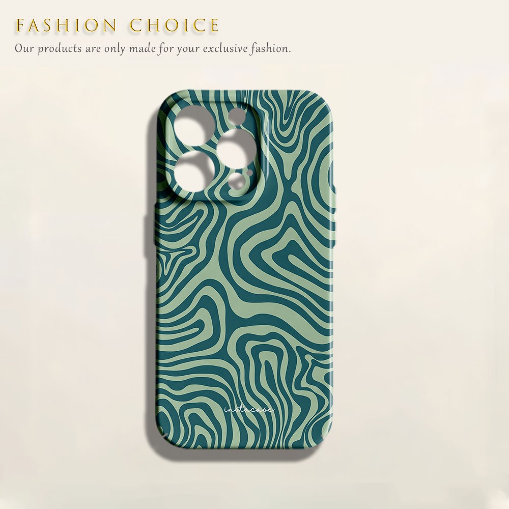 Teal Swirl Blunt Glossy Film H - Phone Cases Blunt ulasan dan harga
