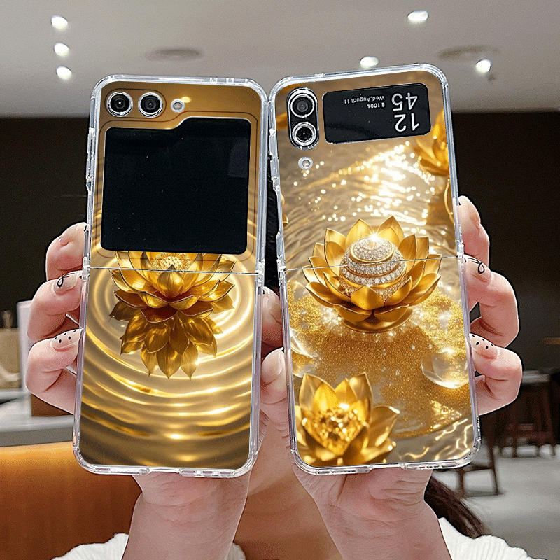 Creative Golden Lotus Flower P - Phone Cases Z Fold 7 ulasan dan harga