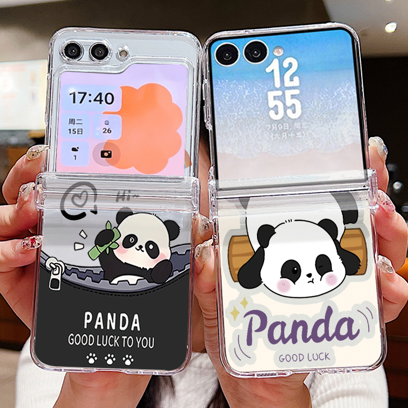 Cute Panda Pattern Phone Case  - Phone Cases Z Fold 7 ulasan dan harga