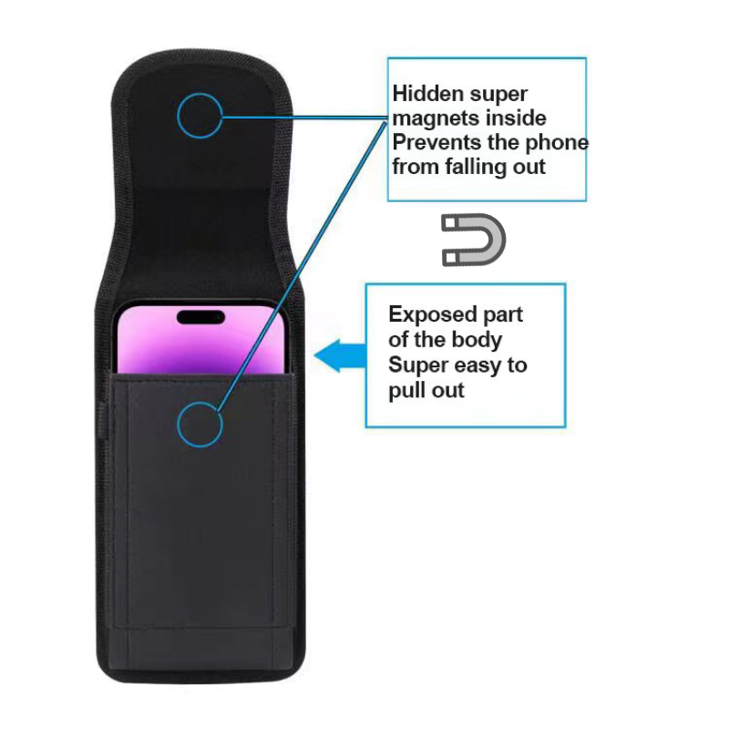 Nylon Leather Phone Belt Clip  - Phone Cases Near Me ulasan dan harga