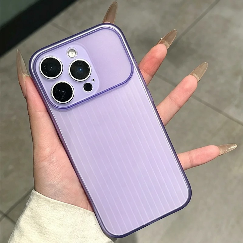 Luxury Corrugated Soft Matte T - Transparent Thin Case ulasan dan harga