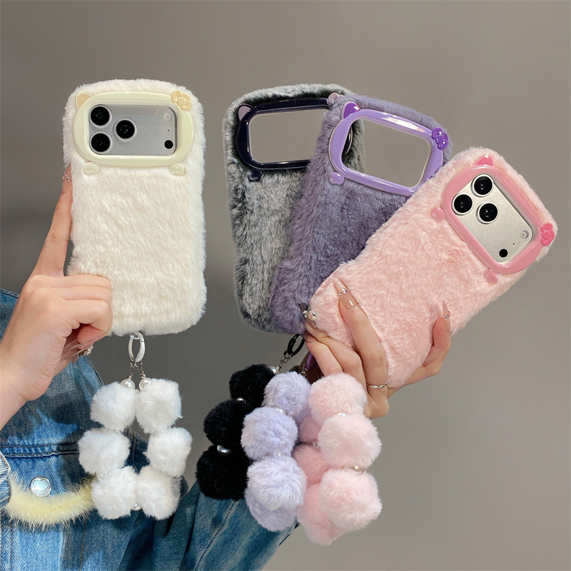 Luxury Solid Colors Furry Plus - Phone Cases Popular ulasan dan harga