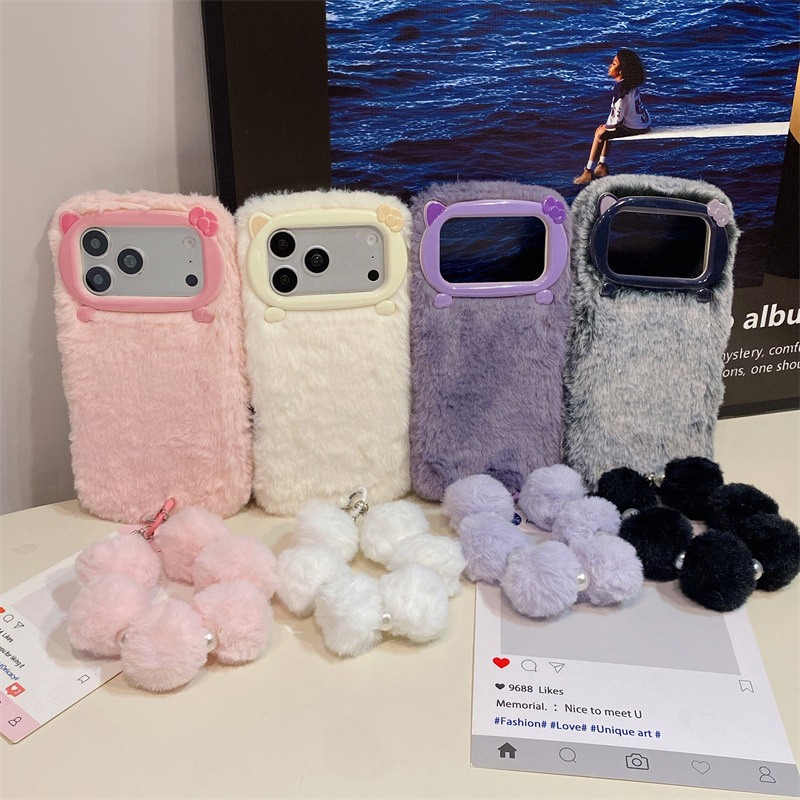 Luxury Solid Colors Furry Plus - Phone Cases Popular ulasan dan harga