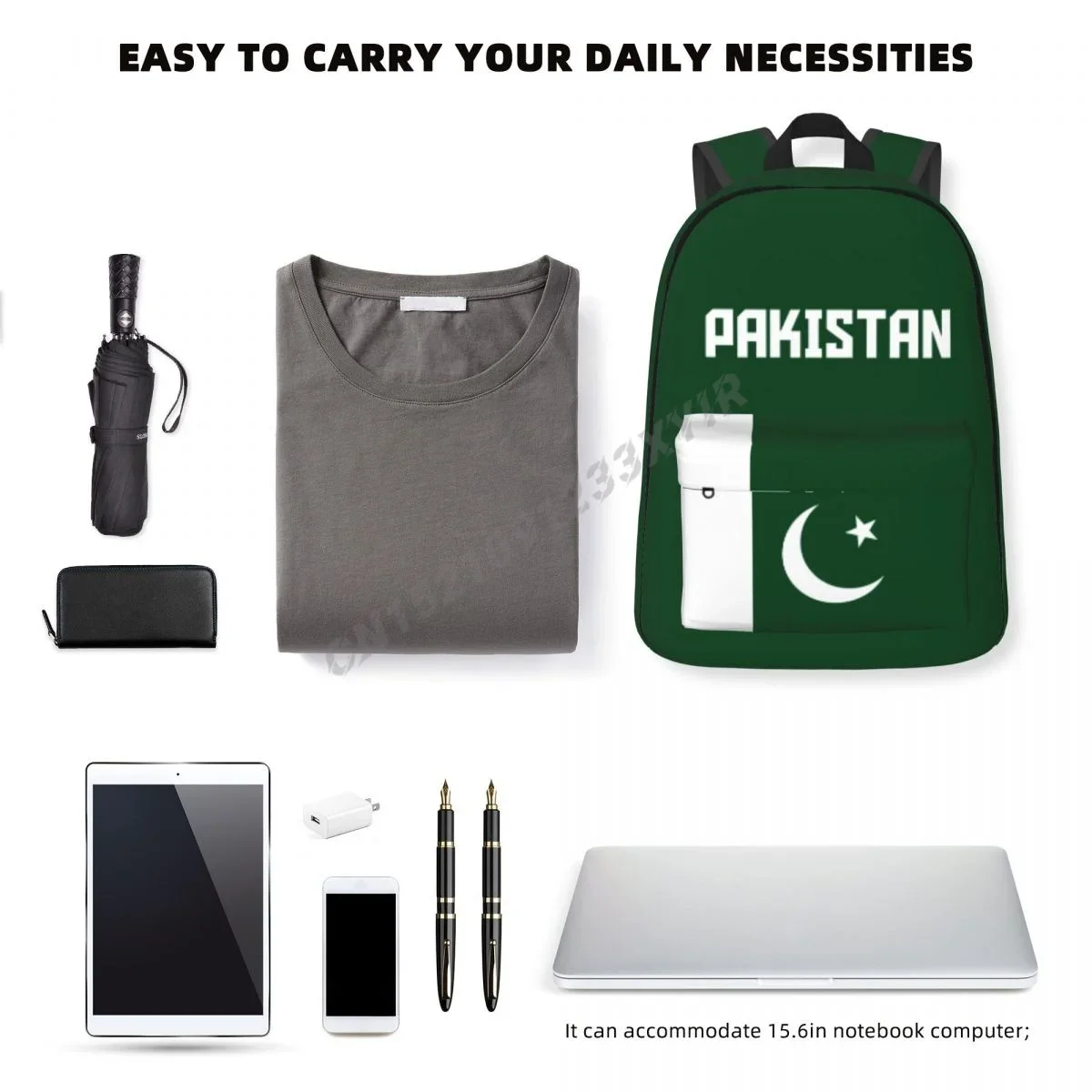 Custom Bag Unisex Backpack Pak - Phone Cases Pakistan ulasan dan harga
