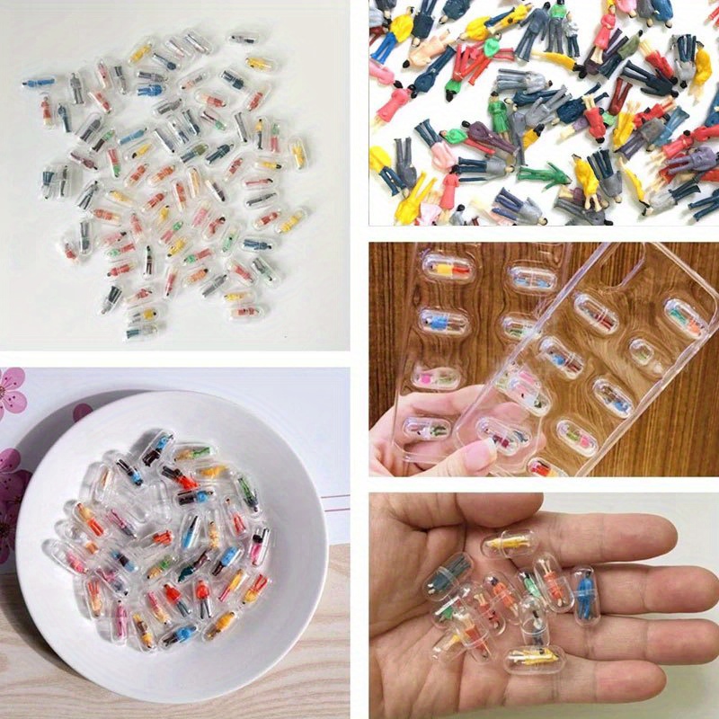 Capsule Mini People Figurines  - Phone Cases With Charms ulasan dan harga