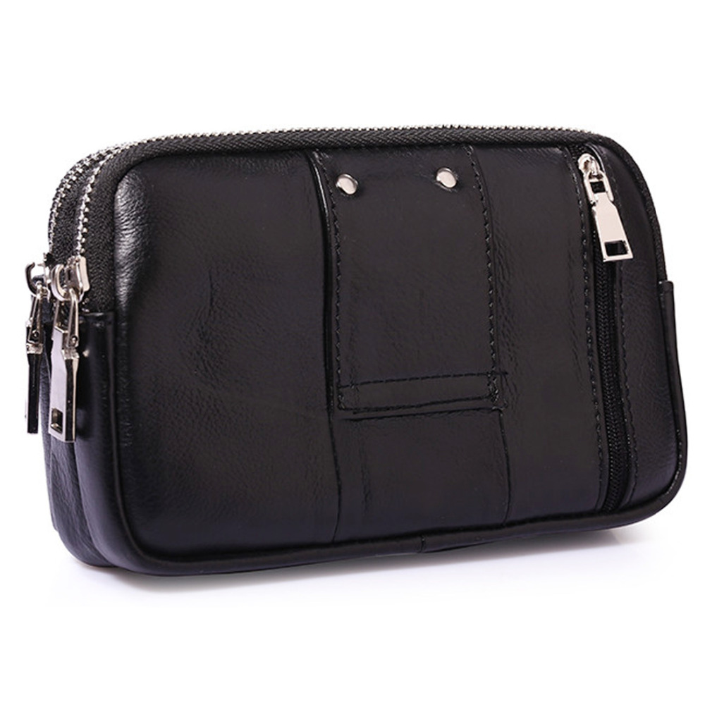Men Genuine Leather Waist Fann - Phone Cases Blunt ulasan dan harga