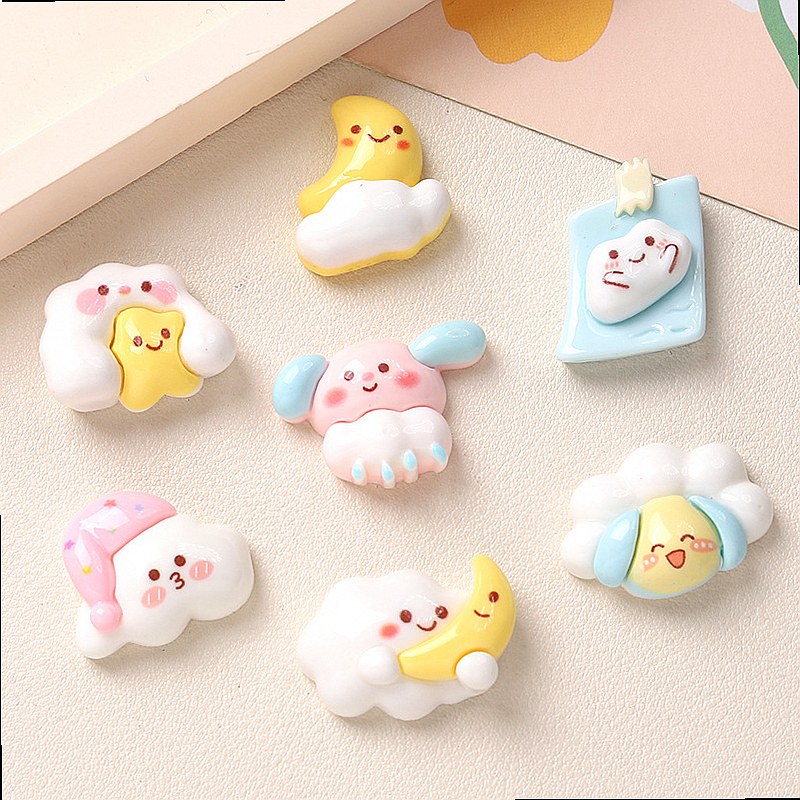 100pcs Kawaii Resin Cartoon Cl - Phone Cases Wholesale ulasan dan harga