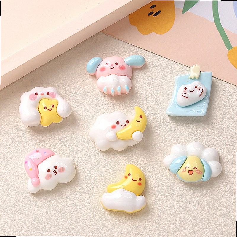 100pcs Kawaii Resin Cartoon Cl - Phone Cases Wholesale ulasan dan harga