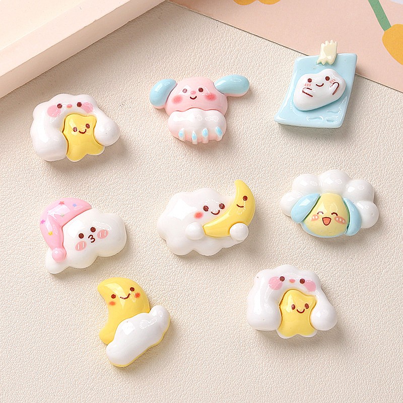 100pcs Kawaii Resin Cartoon Cl - Phone Cases Wholesale ulasan dan harga