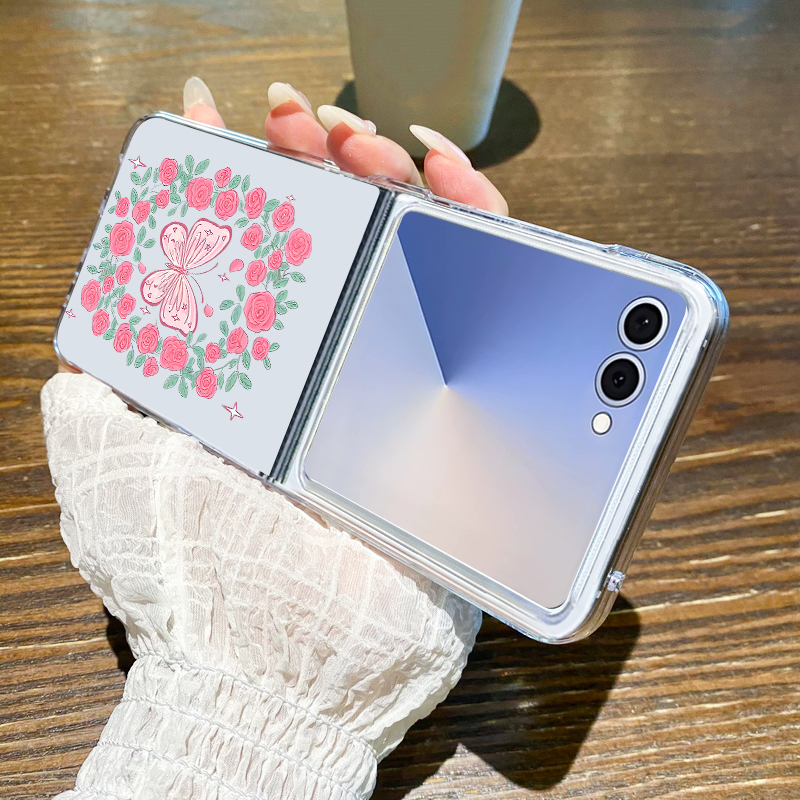 Pink Flowers Pattern Phone Cas - Phone Cases Z Fold 7 ulasan dan harga