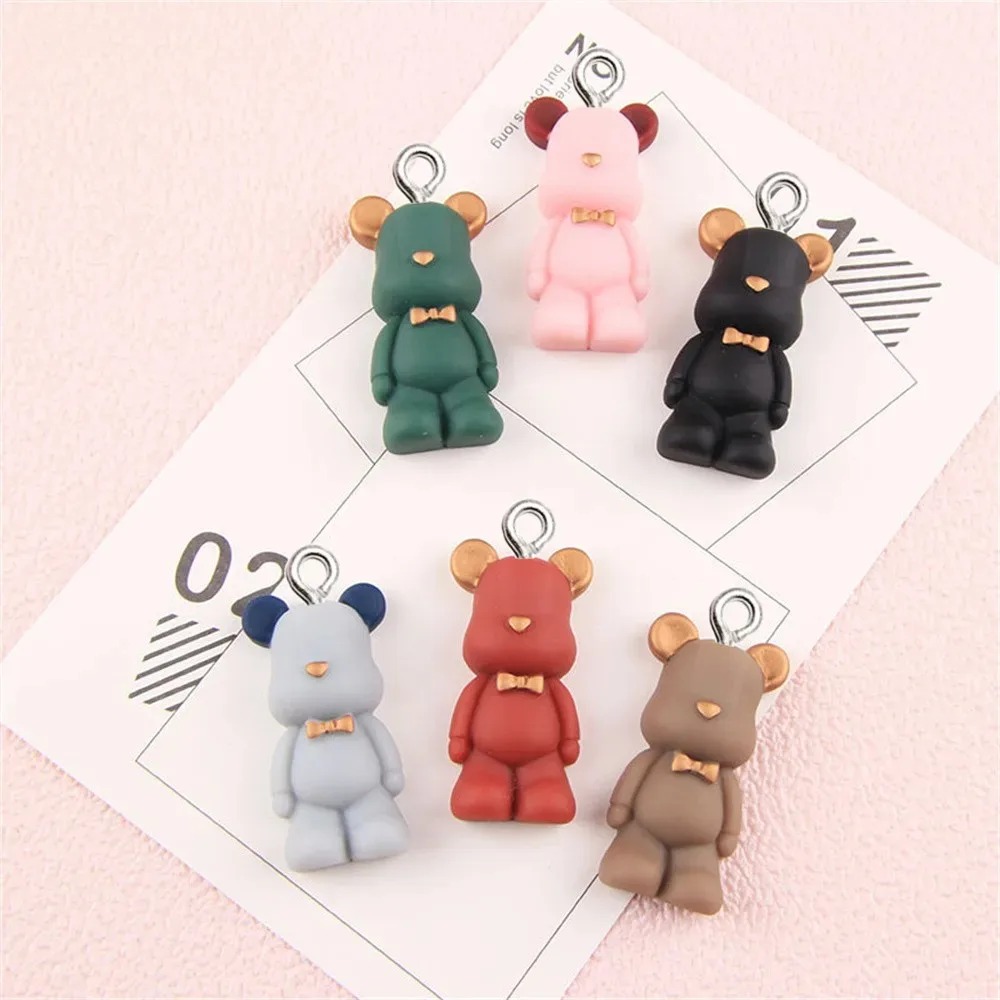 10pcs Kawaii Bow Bear Resin Pe - Phone Cases With Charms ulasan dan harga