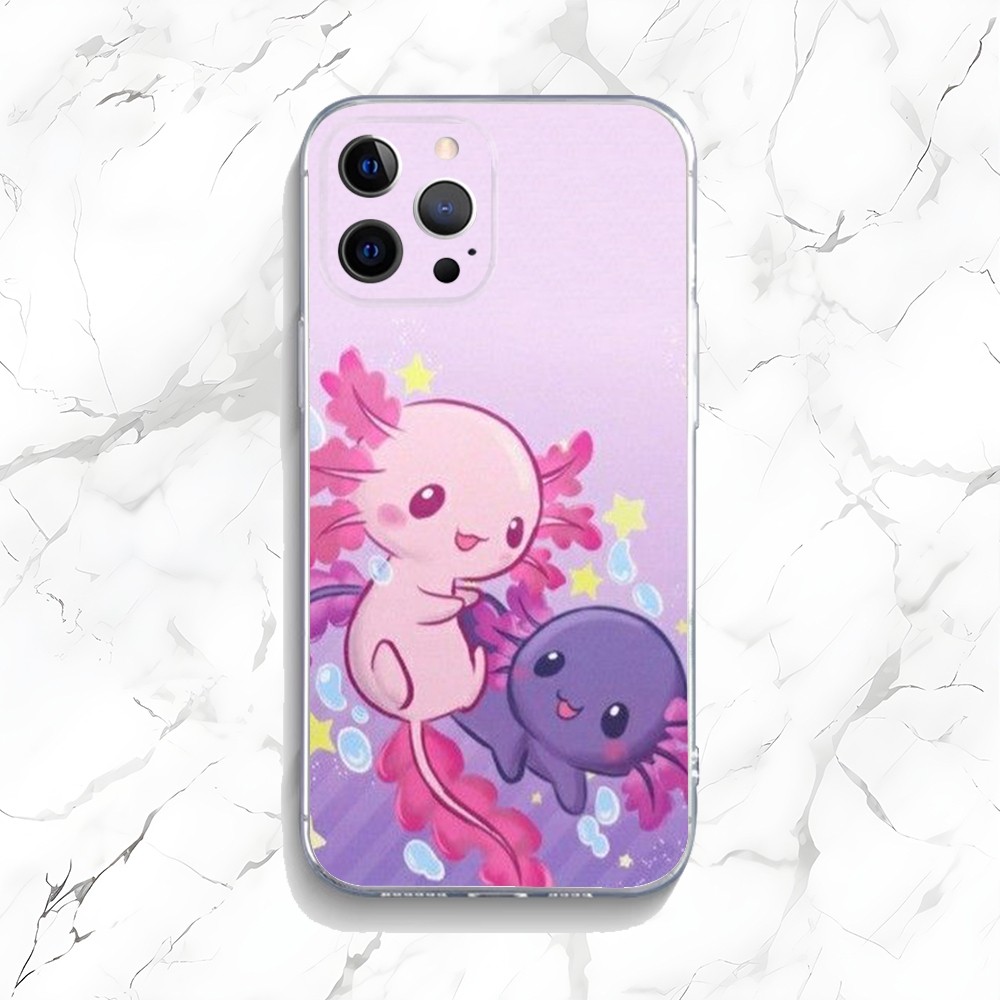 Cute Axolotl Phone Case For iP - Phone Cases Near Me ulasan dan harga