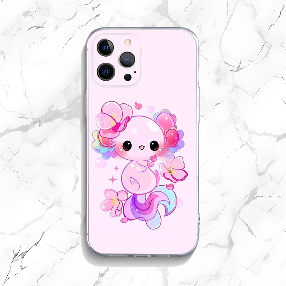 Cute Axolotl Phone Case For iP - Phone Cases Near Me ulasan dan harga