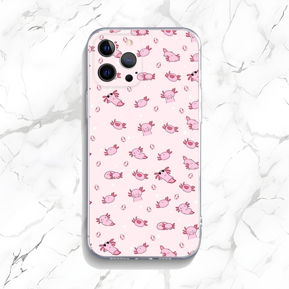 Cute Axolotl Phone Case For iP - Phone Cases Near Me ulasan dan harga