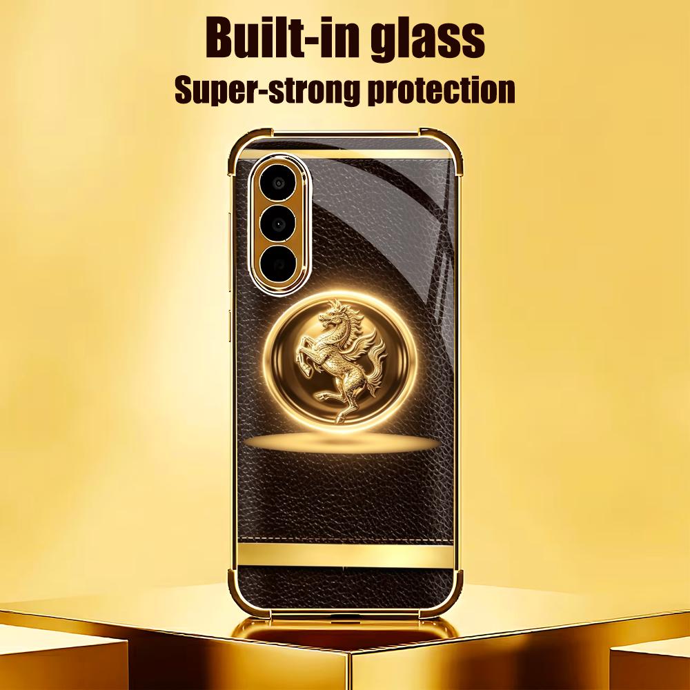 High-end Brown gold horse phon - Phone Cases Quad Lock ulasan dan harga