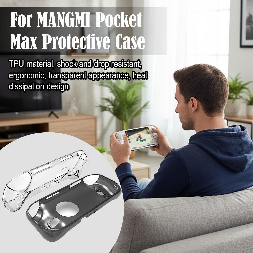 For MangMi Pocket Max TPU Tran - Transparent Thin Case ulasan dan harga