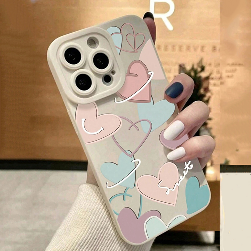 Soft TPU New Heart Design Phon - Phone Cases Drop Proof ulasan dan harga