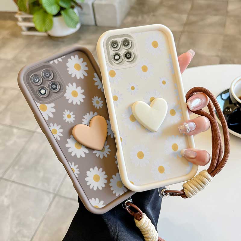 3pcs(White Sunflowers Phone Ca - Phone Cases India ulasan dan harga