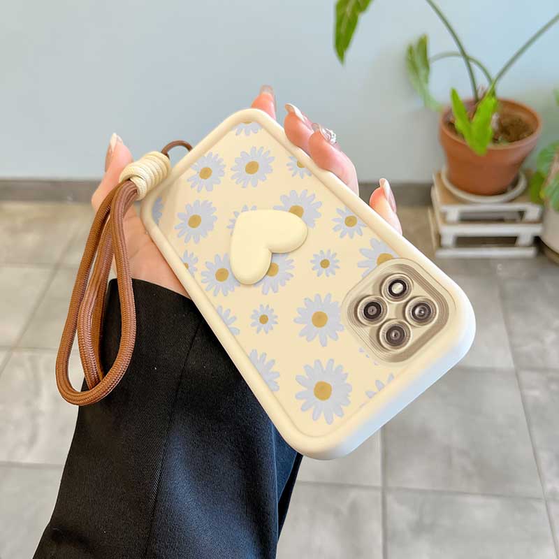 3pcs(White Sunflowers Phone Ca - Phone Cases India ulasan dan harga