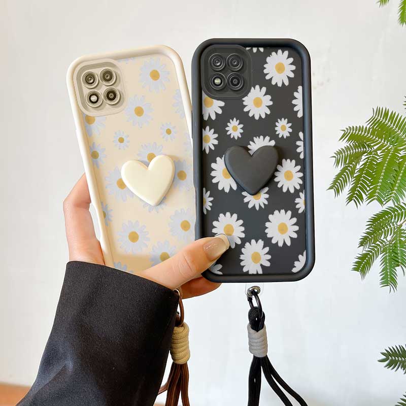 3pcs(White Sunflowers Phone Ca - Phone Cases India ulasan dan harga