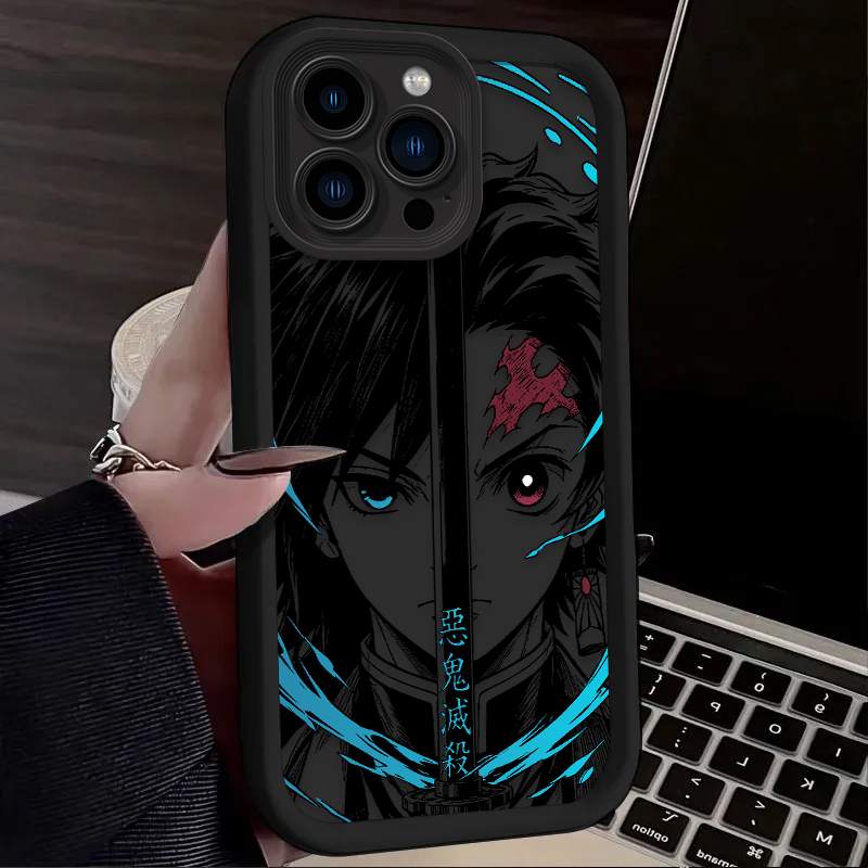 Demon Slayer Split Half Face A - Phone Cases Near Me ulasan dan harga
